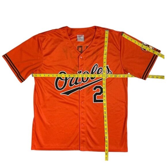 Baltimore Orioles Baseball Jersey JJ Hardy #2 Button Up Orange Unisex Mens XL - Picture 6 of 16